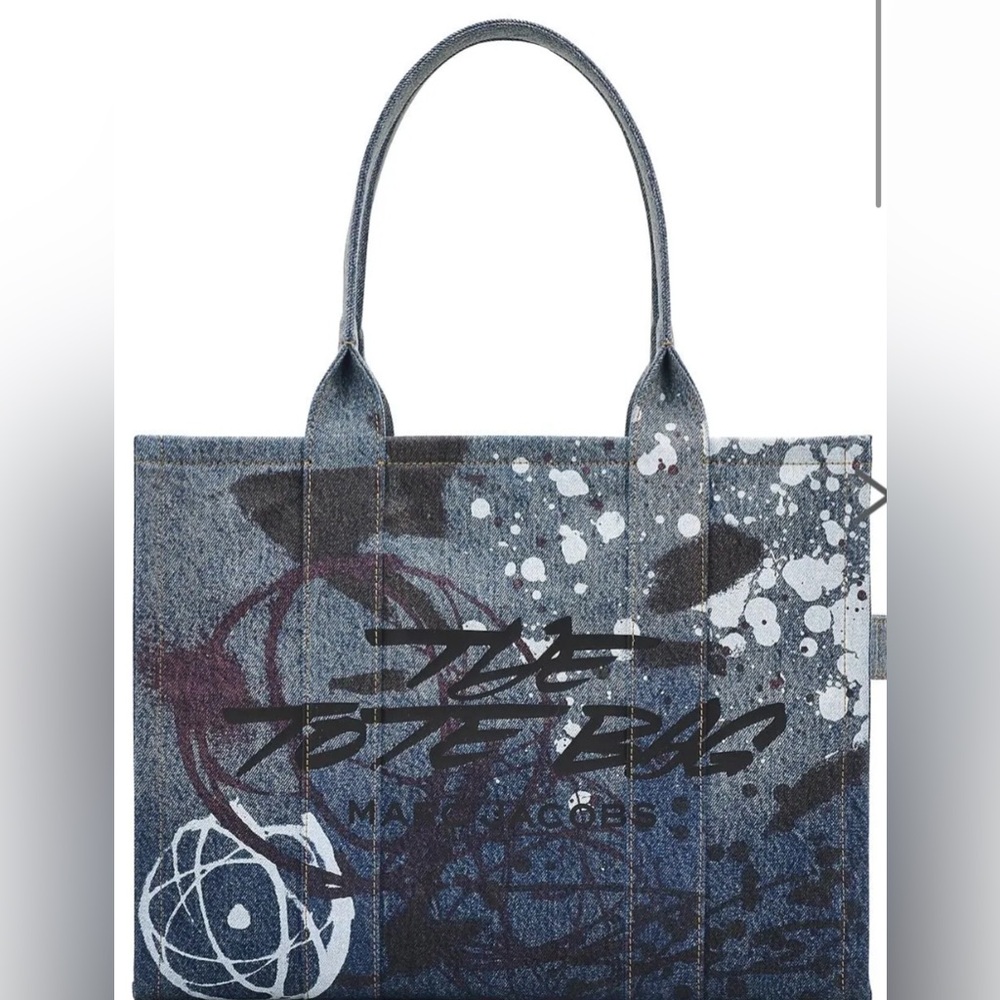 SOLD OUT******** Marc Jacob’s futura LARGE denim tote